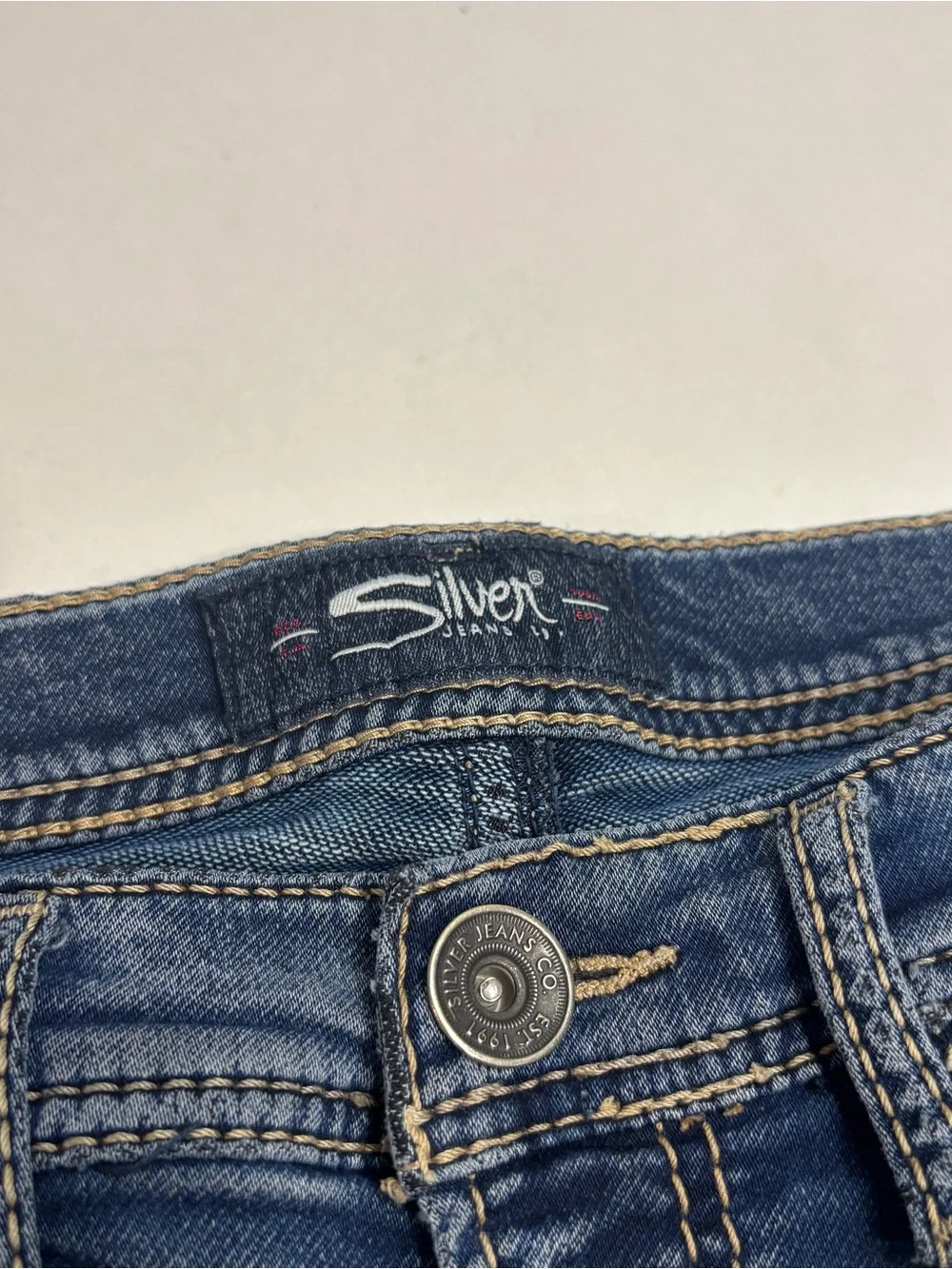 Silver Jeans Co Grayson Men Jeans 31x30 Blue Straight Leg Stretch Denim